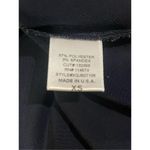 Ro & De  navy blue high neck satin tank size XS Photo 6