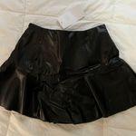 American Threads Kat Faux Leather Mini Skirt Photo 2