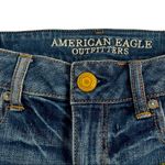 American Eagle  Raw Hem Floral Embroidered Stretch Denim Shorts   Size 2 Photo 2