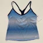 Nike  Women's Racerback Tankini Top-Stripe Size M Photo 0
