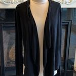 a.n.a Sweater Black Knit Flowy Cardigan Waterfall Lightweight Women Medium  Comfy Photo 0