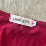 Womens Leadingstar Red Mini Dress Photo 6