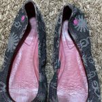 UGG  Denim Ballet Flat/Slipper Leather Lining woman size 8 blackish gray color Photo 2