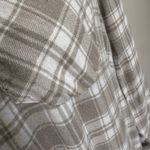 Lucky Brand  White and Brown Classic Button Down Shirt Photo 2