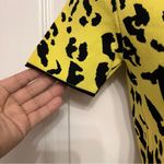 ZARA Leopard Animal Print, Black & Yellow Women Top Size Small Photo 1