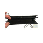 Forever Young Clutch Bag Chain Strap Silver Rhinestone Wallet Purse 8x4 NEW Photo 5