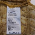 Urban Outfitters  Yellow Gold Snake Skin Short Sleeve Button Up Blouse Shirt Top Photo 5