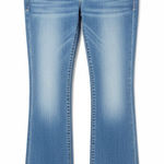 Freestyle Revolution Women’s Low Rise Bootcut Jeans with Braided Waist Accents Photo 0