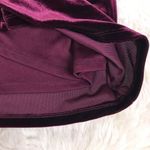 1. State  Burgundy Velvet Mini Skirt Pencil Ruched Red Purple Size XS Large‎ New Photo 8