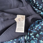 Terra & Sky Dress 4X Semi Sheer Lined Flowey Blue Dots Long Sleeve Chiffon Photo 7