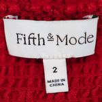 Fifth & Mode O-Ring Cut Out Linen Blend Tank Strap Midi Dress Red 2 Photo 1