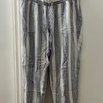 Amazon Stripped Linen Pants Photo 1