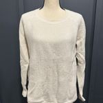 Madewell Knit Cream  Button Back Sweater Photo 0