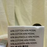 Pilcro  Boho Ruffle Henley Long Sleeve Cream Neutral Top Small Photo 4