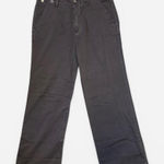 Pilcro NWT Anthropologie Slouchy Chino Wide Leg Pants with Sundrenched Black Photo 0