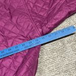 Free People  Easy Quilted Bomber Jacket Women Small Fuchsia Purple Oversized Boho Photo 8