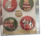 Badge Bombs Christmas Cats in Sweaters Buttons Photo 3