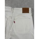 Levi's ‎ 501 S Premium Jeans Women's 28x30 Straight Button Fly White Photo 7