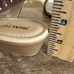 Rialto NEW  Gemma Wedge Sandals Shoes Women’s Size 8.5 Metallic Stud Detail Photo 6