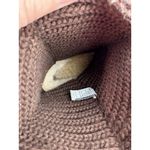 UGG  Australia Candy Boots Womens US 7 Brown Knit Pull On Sheepskin Lined 5857 Photo 12