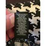 Eye Candy  Leggings Womens Medium Black White Houndstooth High Waist On Stretch Photo 8