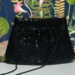 Vintage 1980s/1990s black chain mail purse Photo 0