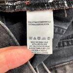 Free People We The  Jeans 26 Black Cropped Blossom Rigid Distressed Button‎ Fly Photo 10