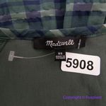 Madewell  Marianna Puff-Sleeve Mini‎ Dress in Plaid, forest, size XS Photo 15