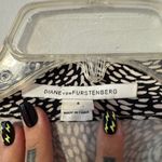 Diane Von Furstenberg  New Julian Two Mini Silk Black and White Wrap Dress size 4 Photo 2