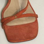 frame denim Frame Le Braxton Leather Heel Burnt Orange US 10 Strappy Sandal Fall Photo 8