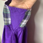 Cottagecore Purple Plaid Babydoll Dress Sz Medium Photo 7