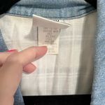 POTTERY Vintage Coquette 80s Western Tweed Quilted Plaid Vest Unisex Sz M EUC Blue Size M Photo 2