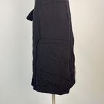 NWT Mint Velvet Beige / Peach Black Feather Pencil Midi TIE Dress US 8 UK 12 Photo 8