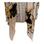 Nic+Zoe  Beige and Black Floral Women's Poncho Photo 4