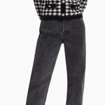 Veronica Beard  Daniela Straight-Leg High Rise Jeans in black Size 24 Photo 0