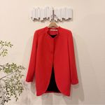 Finders Keepers Long Time Wool Coat Jacket in Terracotta Orange Size Small NWT Photo 4