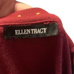 Ellen Tracy Women's Holiday "Jolly Season" Crew Tunic Sweatshirt Red Photo 6
