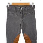 Ralph Lauren Black Label Matchstick 400 Jodhpur Jeans in Grey SZ 27 Equestrian Tan Photo 2