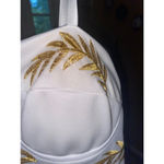 Women boutique Dress XL White Gold Photo 3