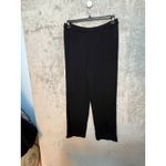St John Evening Santana Knit Pull On Pants Large Minimalist Quiet Luxury Flaw Black Photo 3