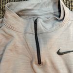 Nike Dri Fit Gray Quarter-Zip Pullover Photo 2