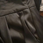 Attention Vintage Gray and Black Satin Chiffon Skirt Small Photo 4