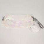 Holographic White "Very Cute Cat Meow" Makeup Bag – New Photo 1