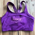 Nike Pro Dri-FIT Sports Bra XS Purple Crisscross Back Photo 0