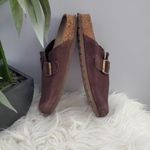 Mountain Sole Brown Leather Slide-On Clogs 9M Photo 5