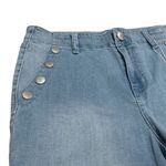 1822 Denim NEW  High Rise Short Exposed Pocket Buttons Coastal Comfort 6/28 Photo 2