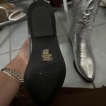 silver cowboy boots Size 7 Photo 3