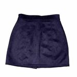 & Other Stories Maurice's Faux Suede Brown Mini Button Front Women Skirt Sz 8 Photo 2