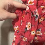 American Eagle  Outfitters Boho Flowy Orange Floral Romper Size Small Photo 4