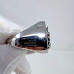 Stainless Steel Skull & Crossbones Ring Size 11 Heavy Biker Style 11.41g Used Silver Photo 10